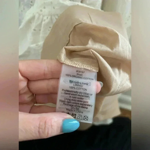 Revolve Tracey Reese Eyelet & Laced Back Halter Organic Dress NWT - Picture 10 of 13